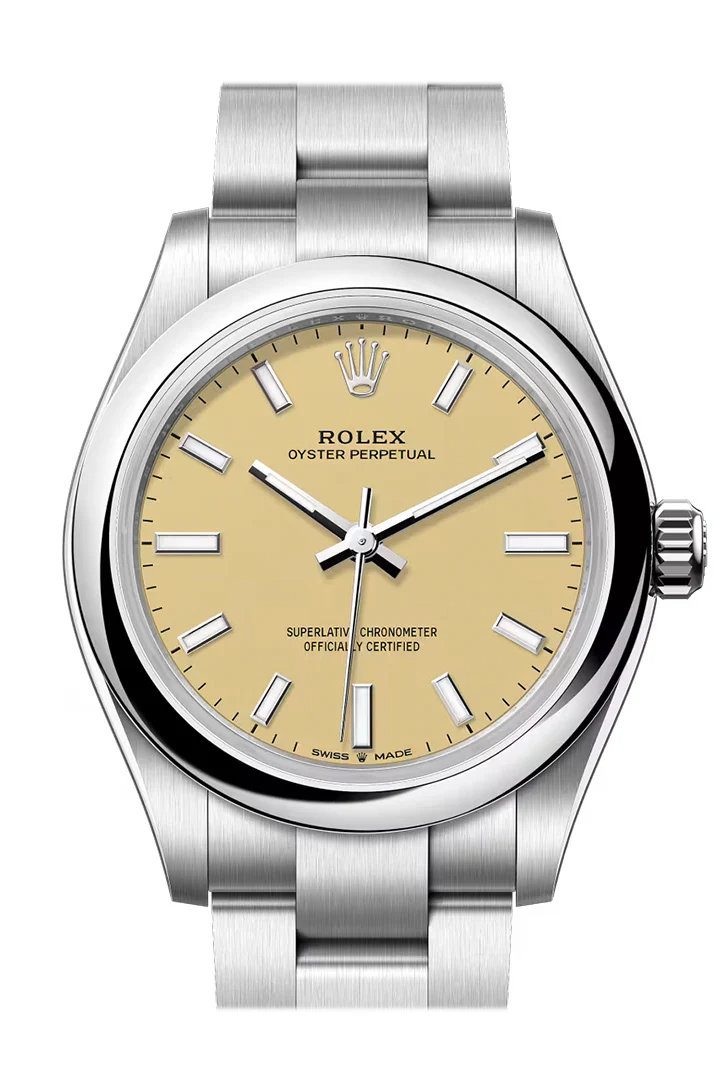 Rolex Oyster Perpetual 31 Beige Dial Smooth Bezel Watch 277200