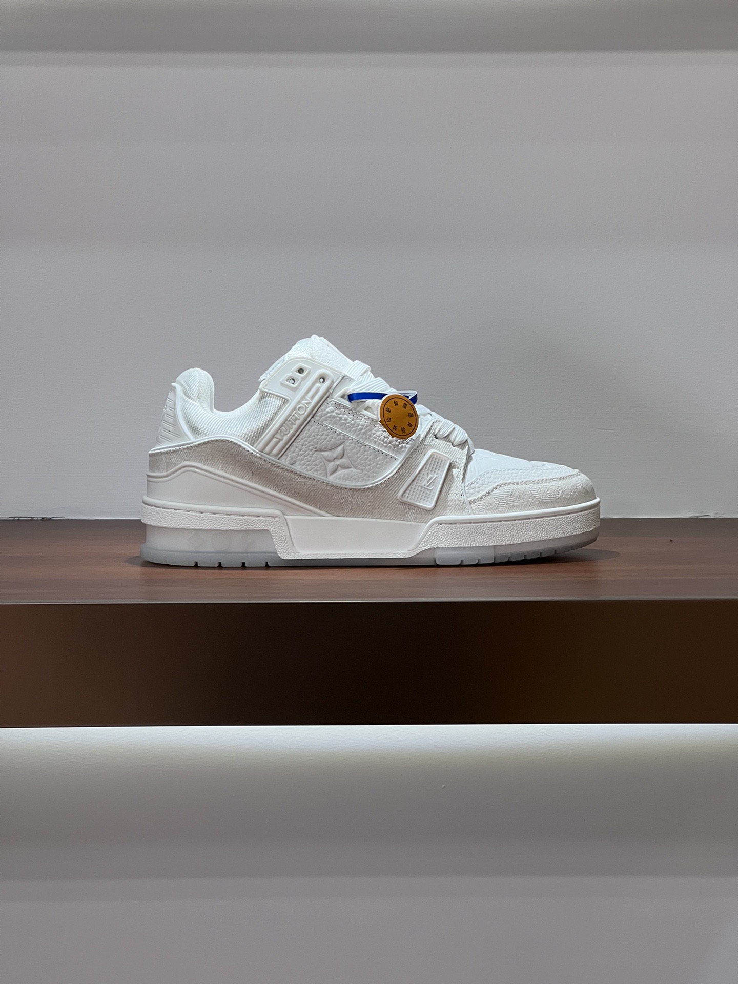 Trainer Black Embossed Monogram -Lebrouges