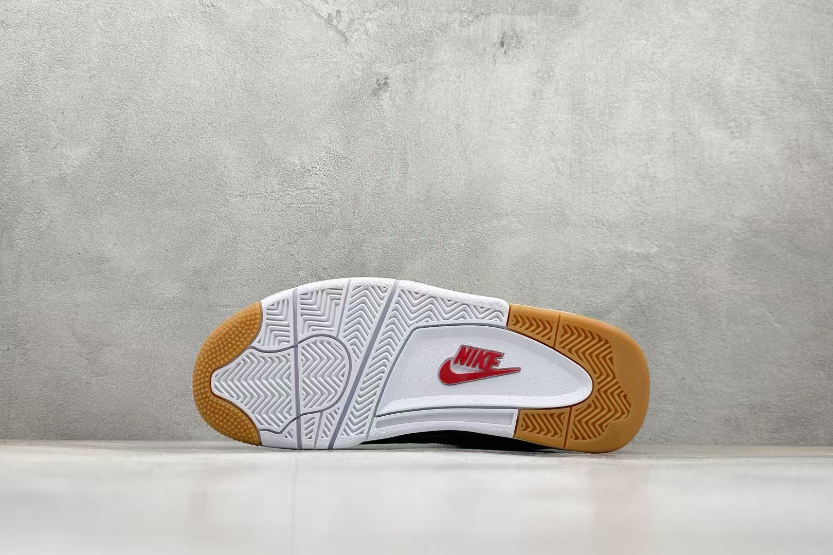 White & Green Mid-Top Basketball Shoes