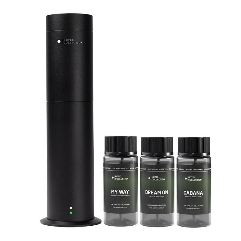 Hotel Collection Studio Pro Scent Diffuser Discovery Kit Cover 600 sq/ft Top 3 Luxury Hotel Inspired Scents 30ml Oil Set - Fragrance