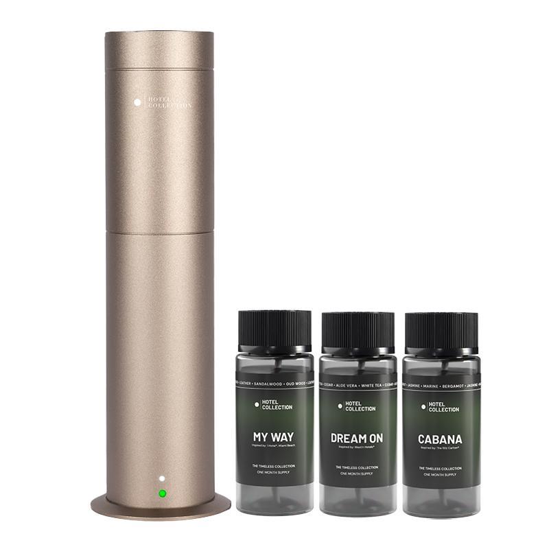 Hotel Collection Studio Pro Scent Diffuser Discovery Kit Cover 600 sq/ft Top 3 Luxury Hotel Inspired Scents 30ml Oil Set - Fragrance