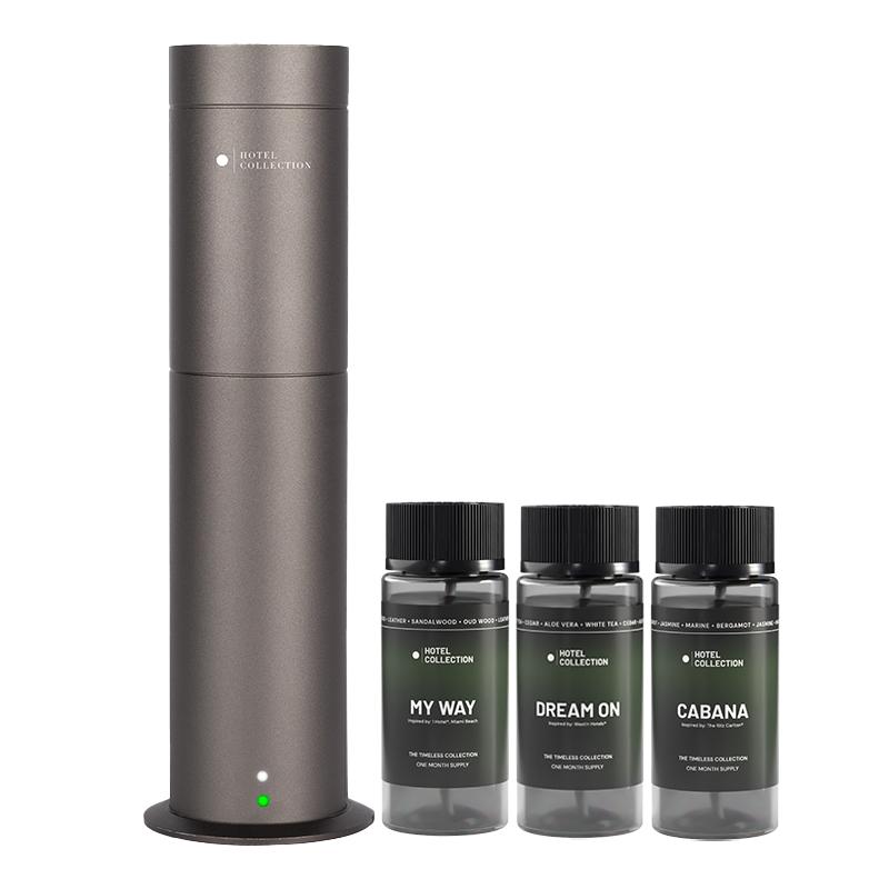 Hotel Collection Studio Pro Scent Diffuser Discovery Kit Cover 600 sq/ft Top 3 Luxury Hotel Inspired Scents 30ml Oil Set - Fragrance