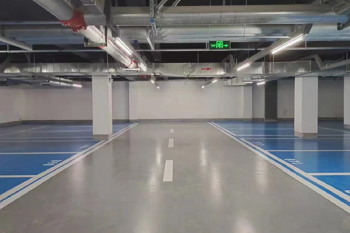 Polyurethane Ultra-Wear-Resistant Flooring for Shimao Court Car Park