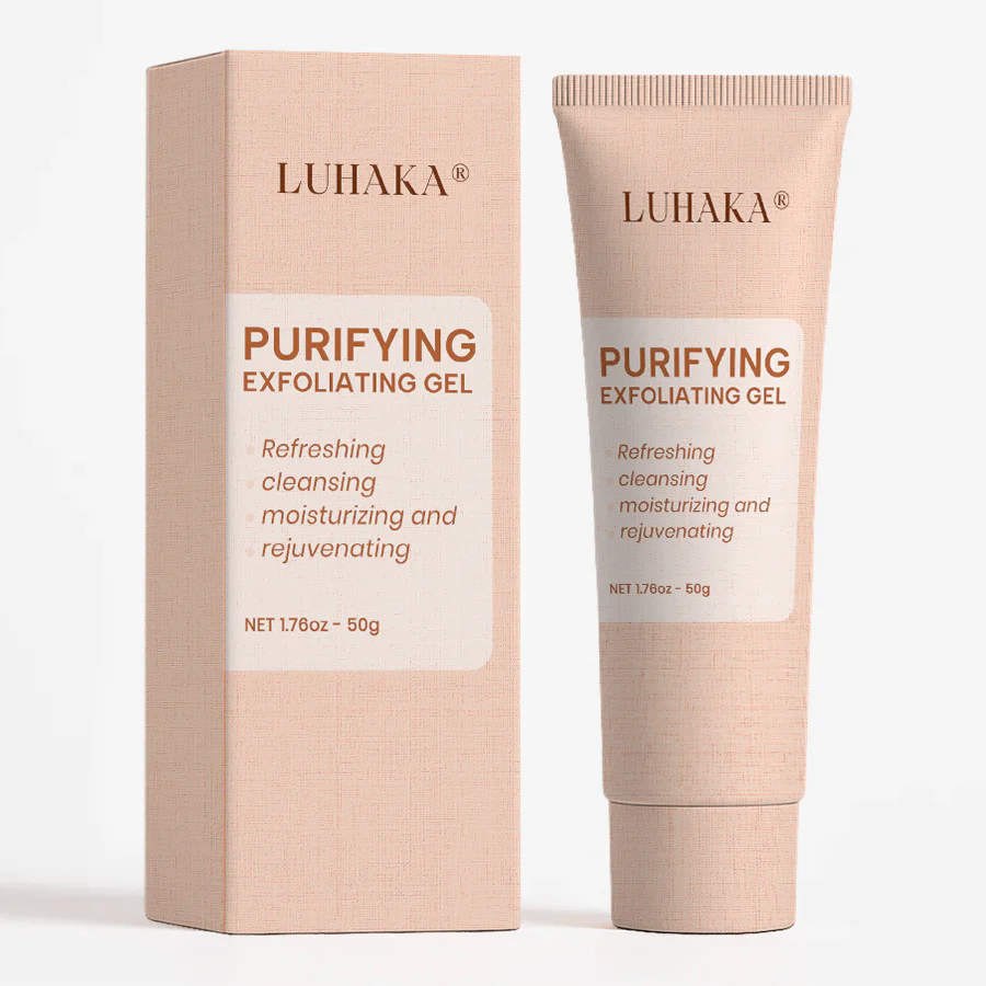 Luhaka® Purifying Exfoliating Gel for Acanthosis Nigricans, Exfoliation, Dark Spots, Skin Tags, and Eczema 🎉