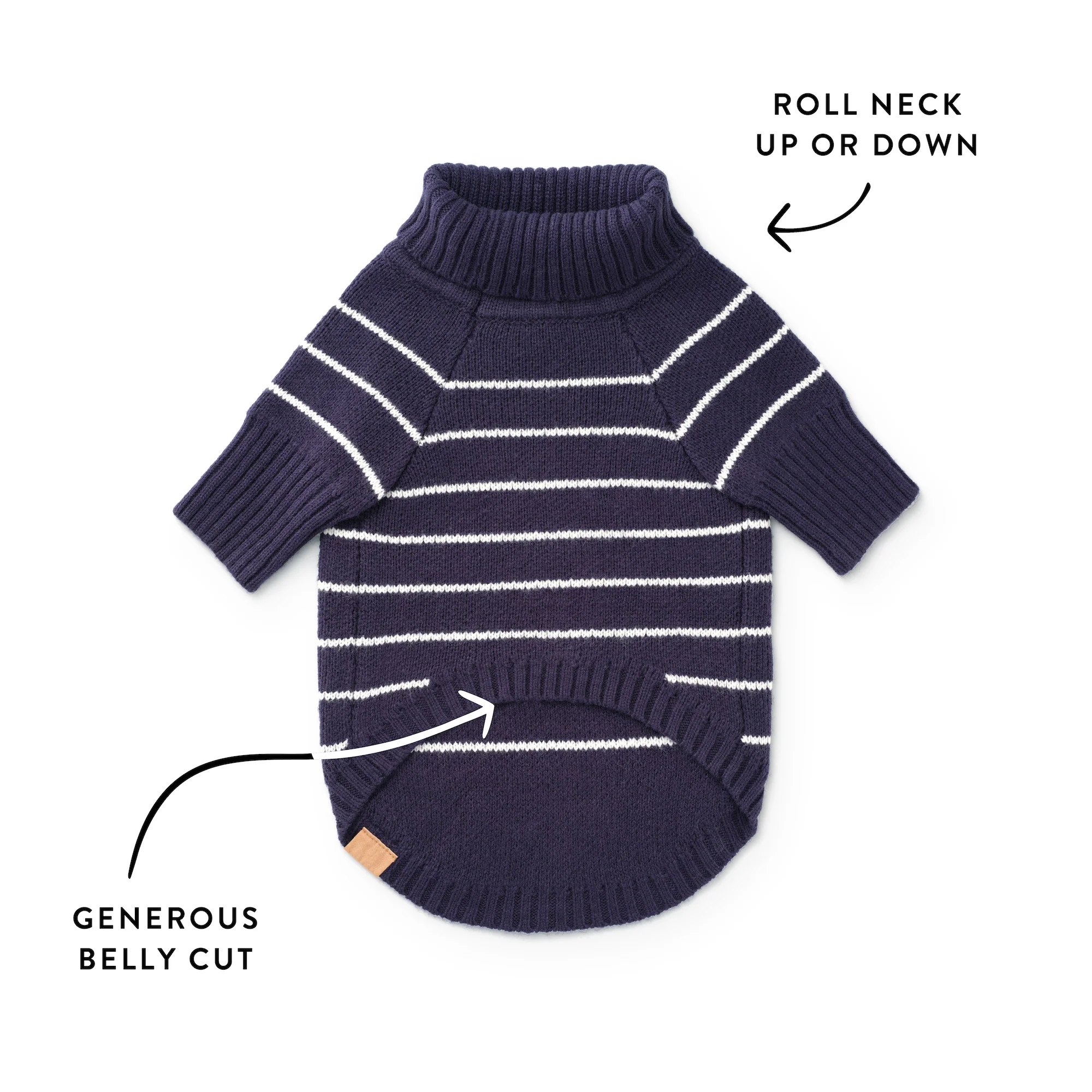 Draper James x TFD Mariner Stripe Dog Sweater