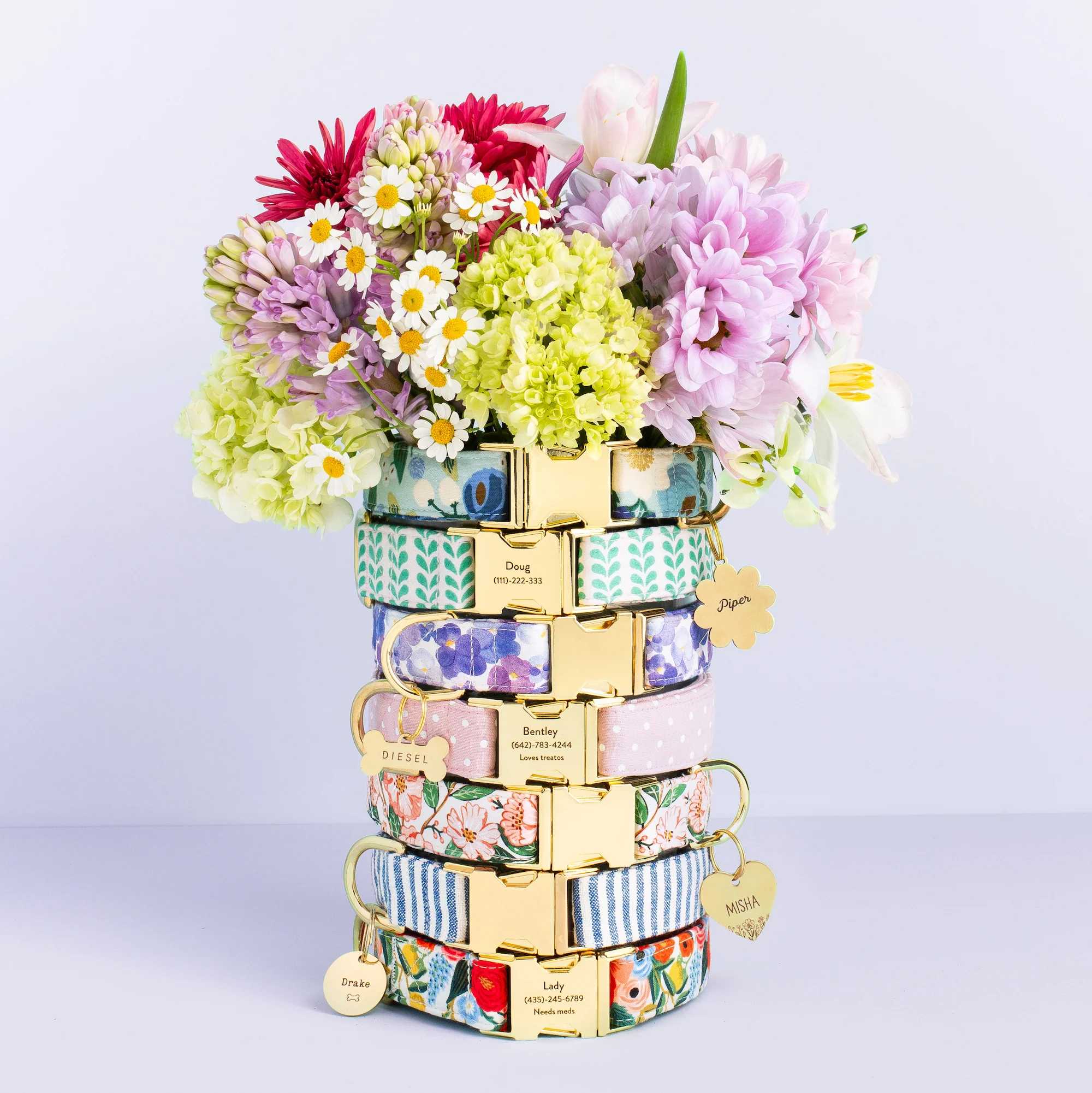 Rifle Paper Co. x TFD Garden Party Dog Collar