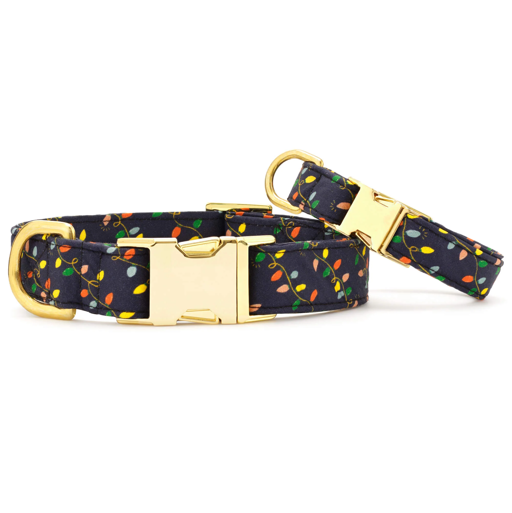 Rifle Paper Co. x TFD Holiday Lights Dog Collar