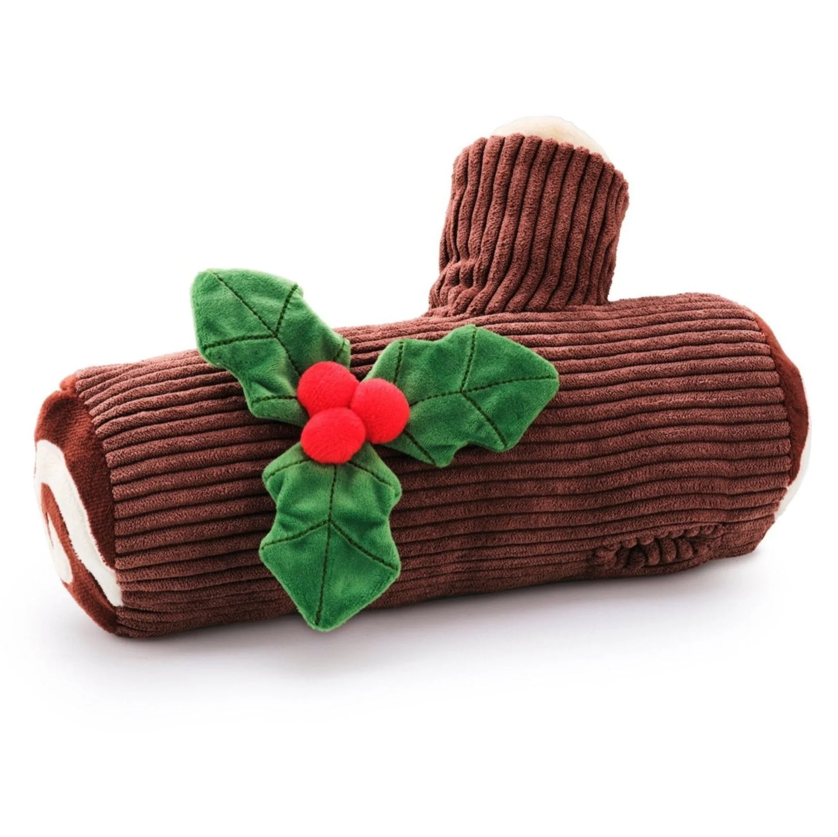 Yule Log Interactive Snuffle Dog Toy