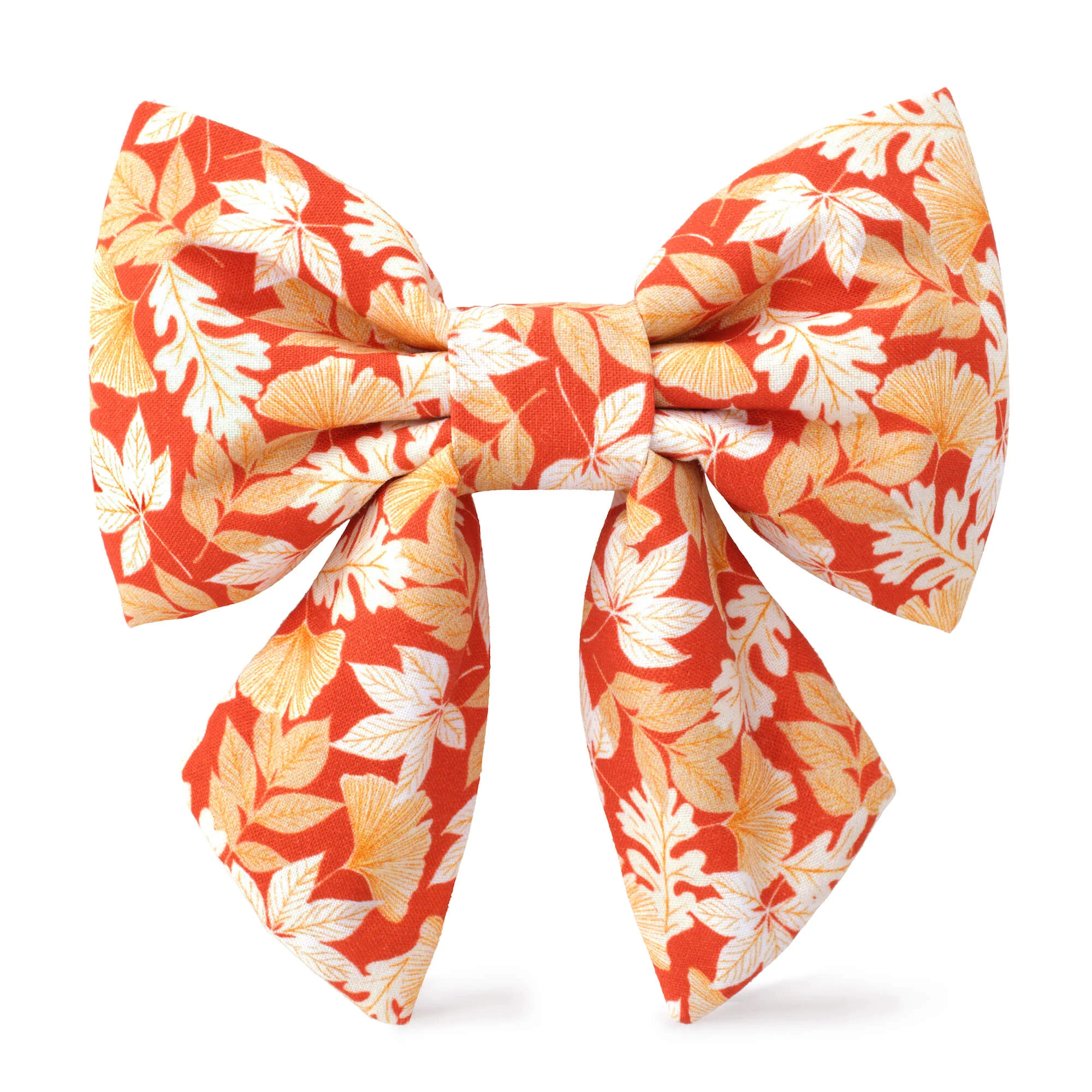 Autumn Leaves Rust Lady Dog Bow