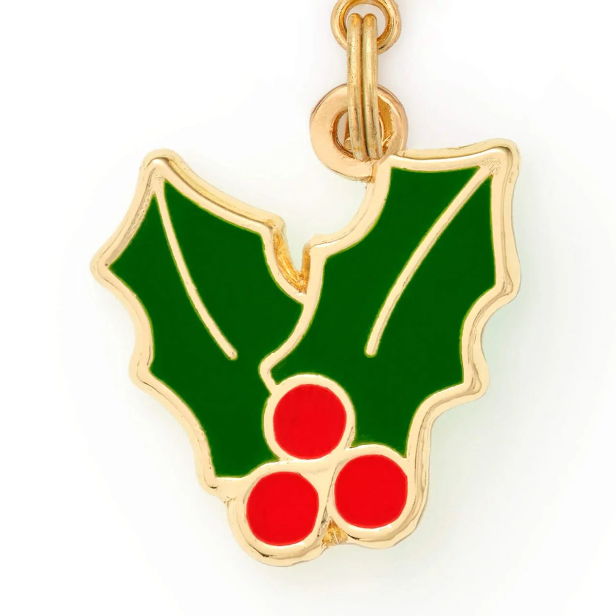Holly Collar Charm