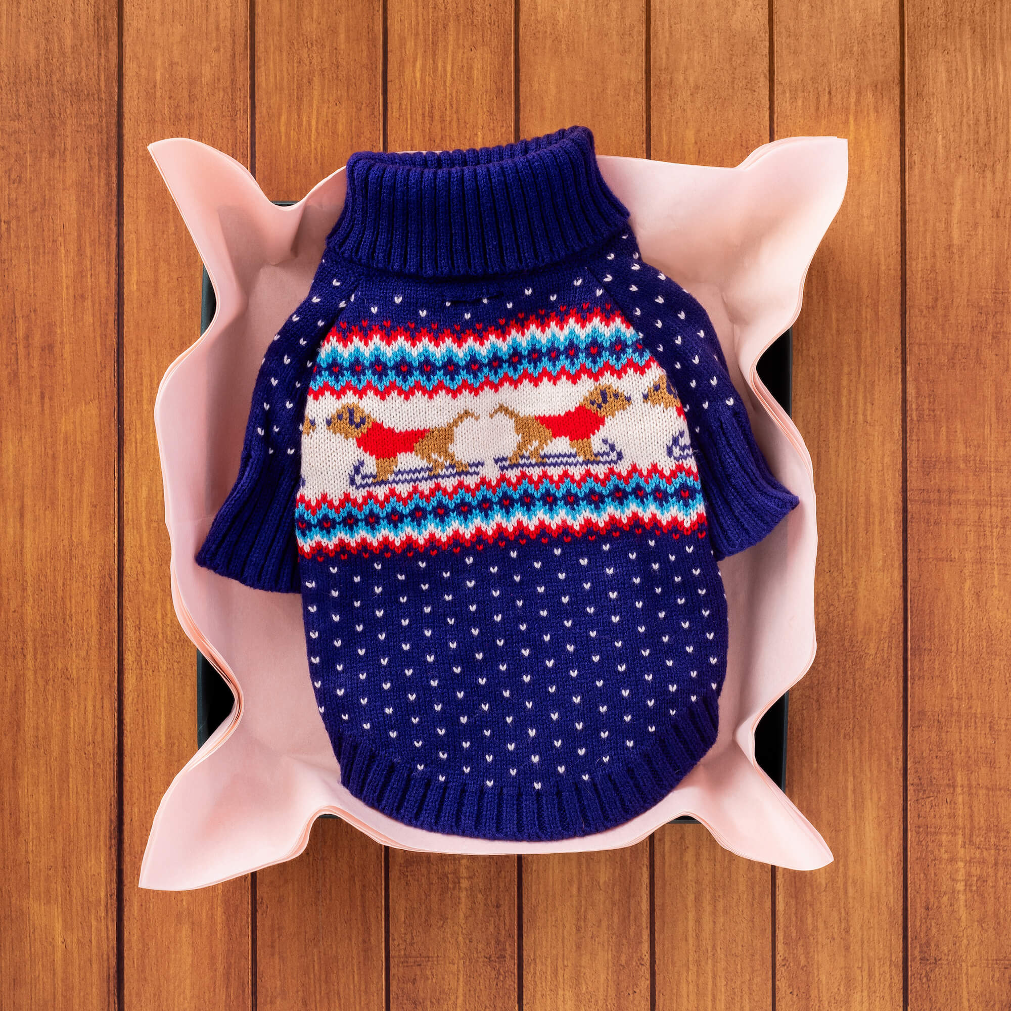 Gray Malin x TFD Hit the Slopes Dog Sweater