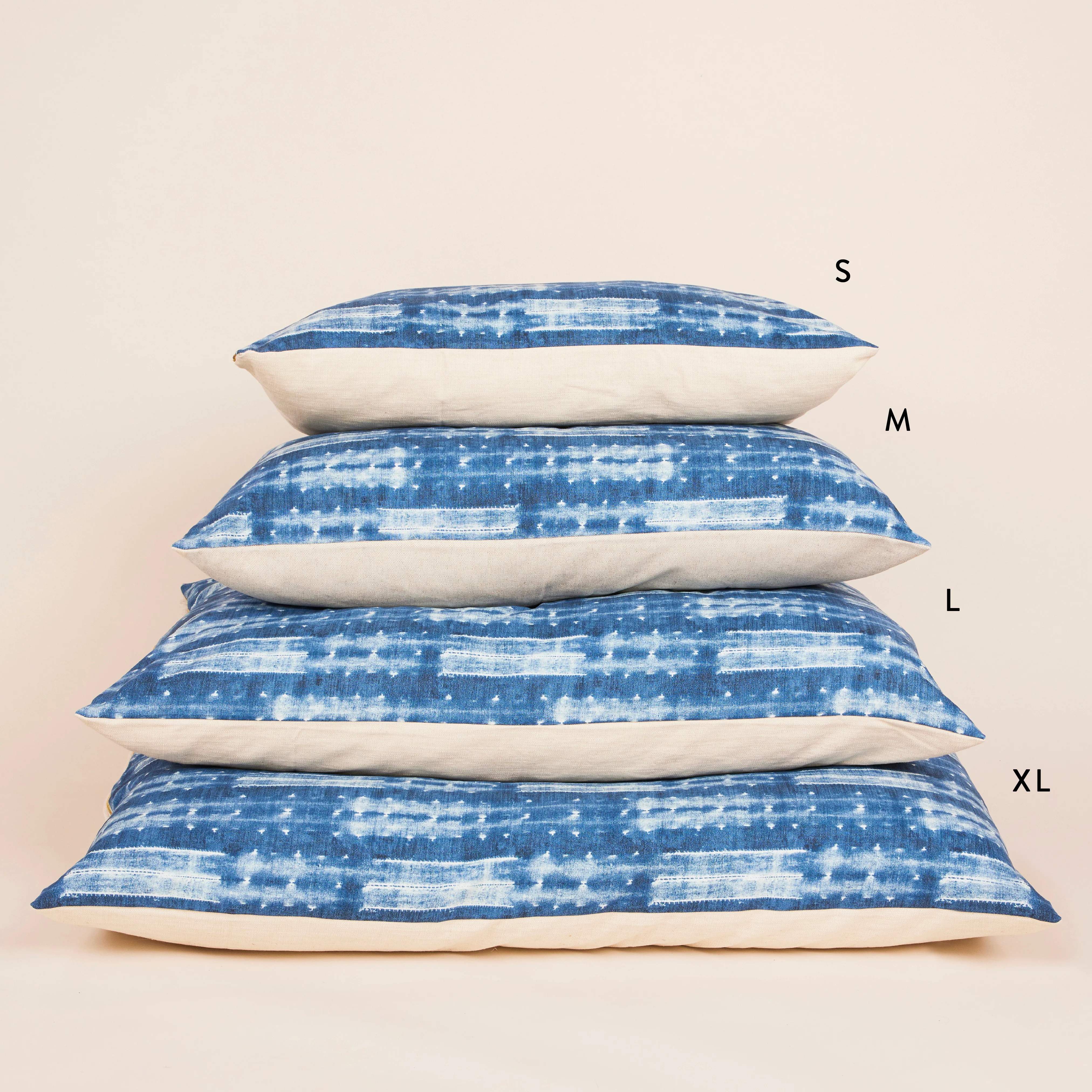 Indigo Mud Cloth Dog Bed