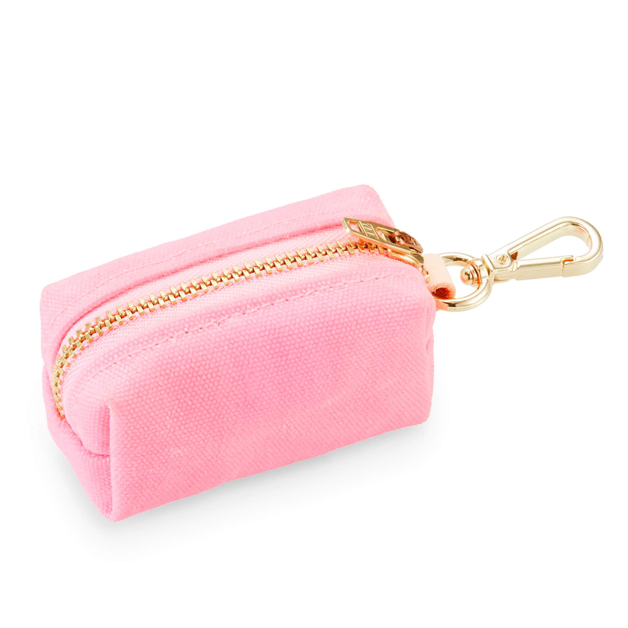 Petal Pink Waxed Canvas Waste Bag Dispenser