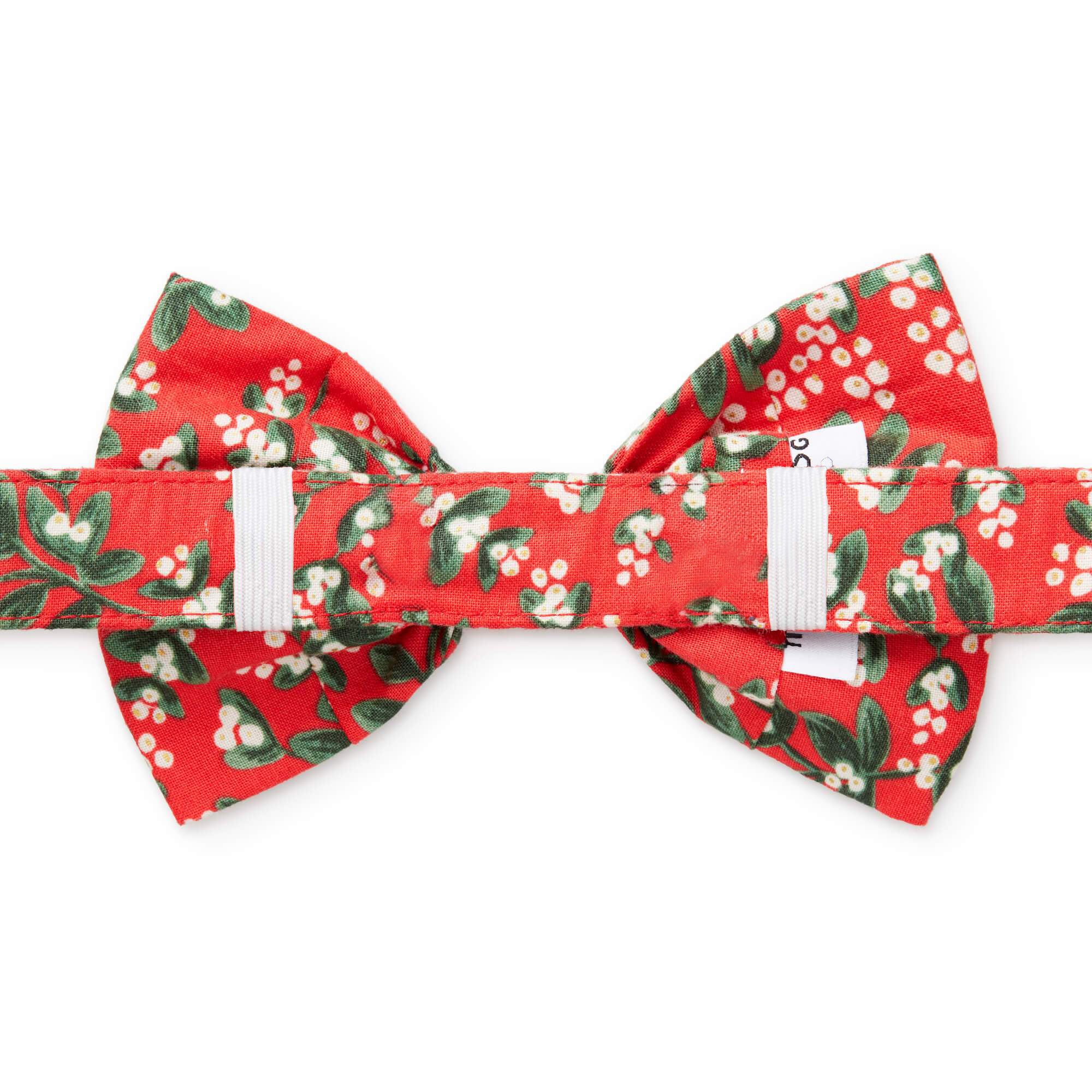 Rifle Paper Co. x TFD Mistletoe Dog Bow Tie