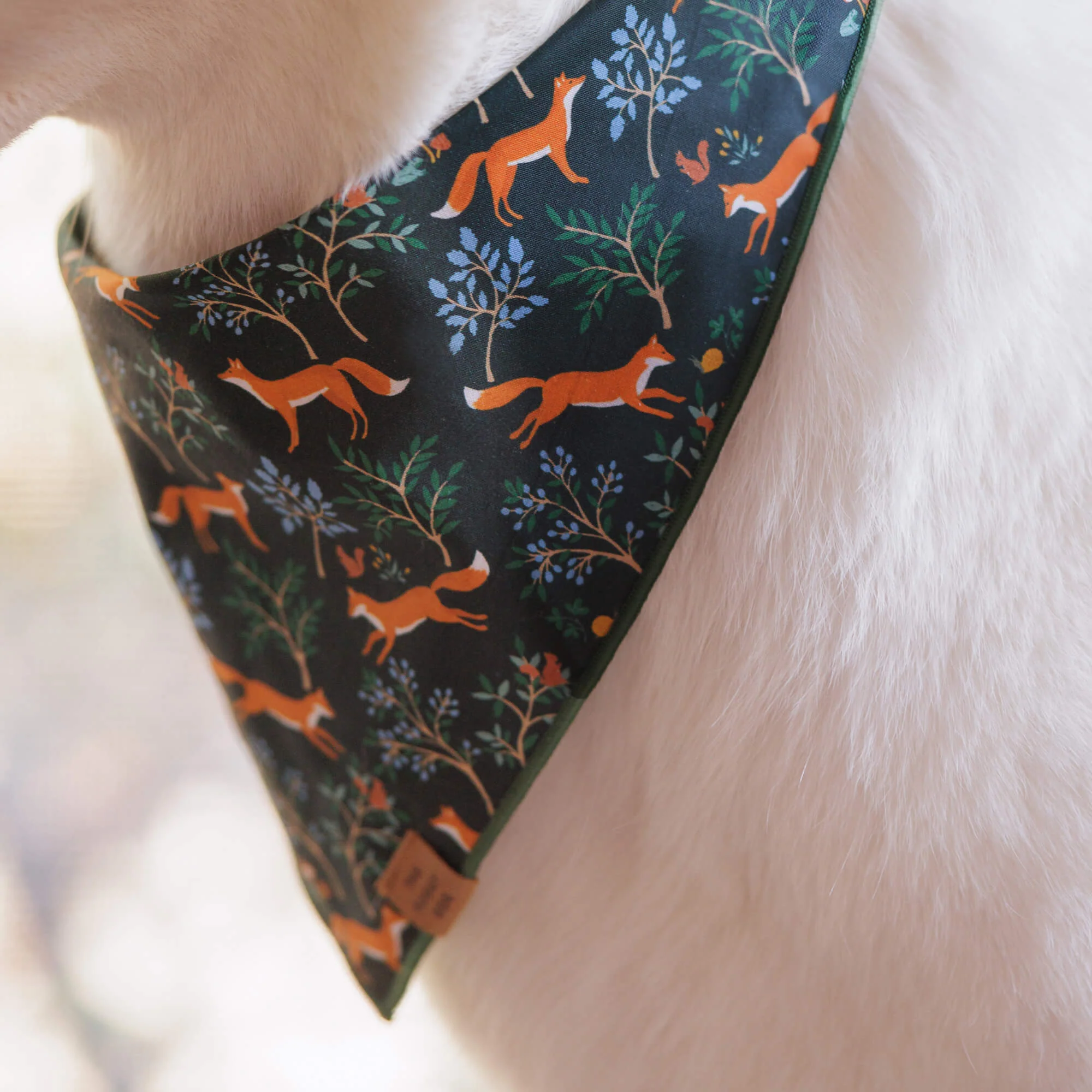 Woodland Fox Dog Bandana
