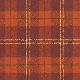 Cider Plaid Flannel Dog Collar