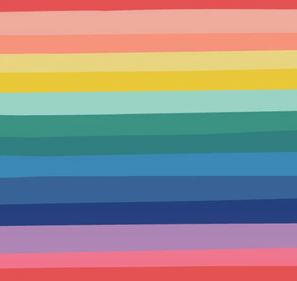 Over the Rainbow Lady Dog Bow