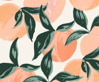 Peaches and Cream Lady Dog Bow