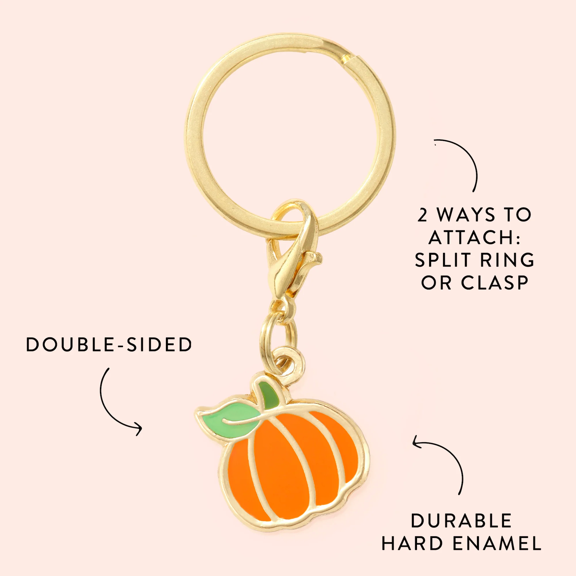 Pumpkin Collar Charm