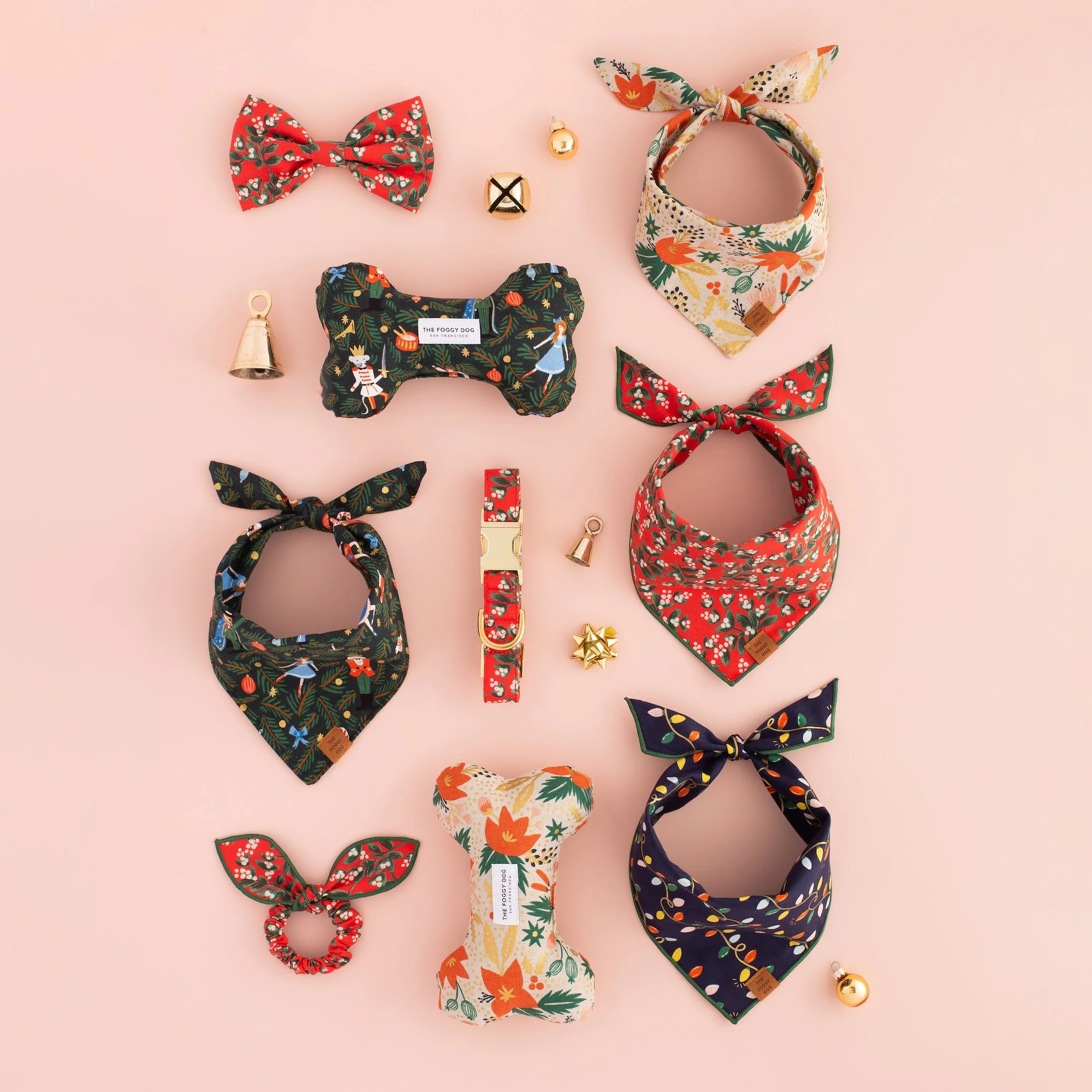 Rifle Paper Co. x TFD Mistletoe Dog Collar