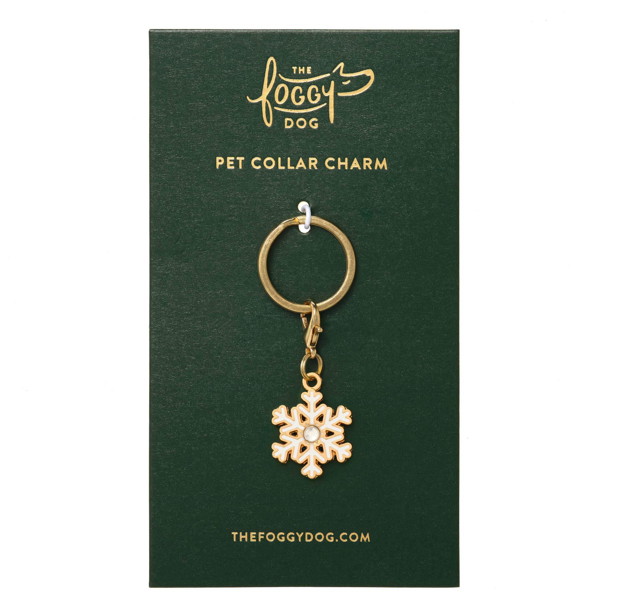 Merry + Bright Christmas Collar Charm Set