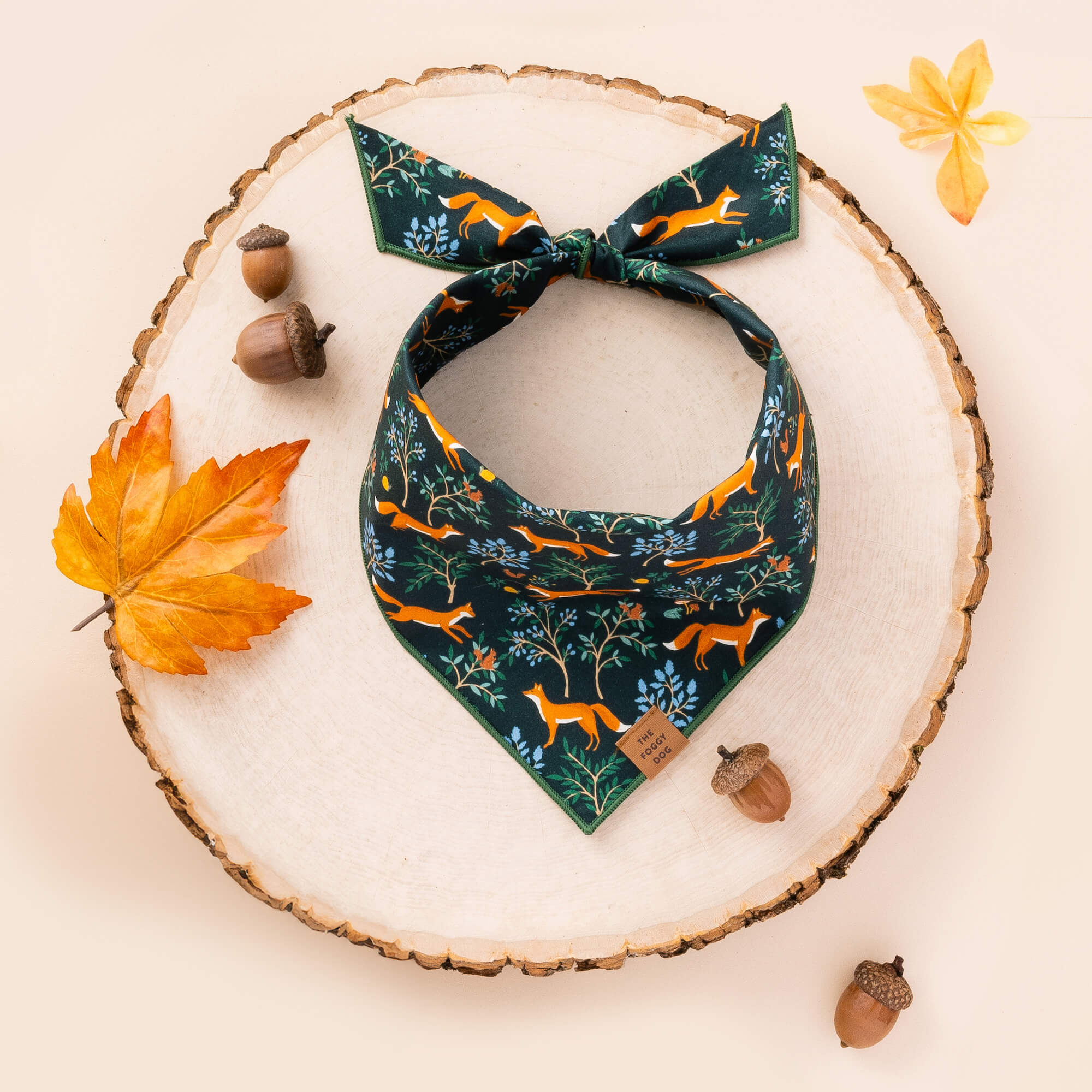 Woodland Fox Dog Bandana