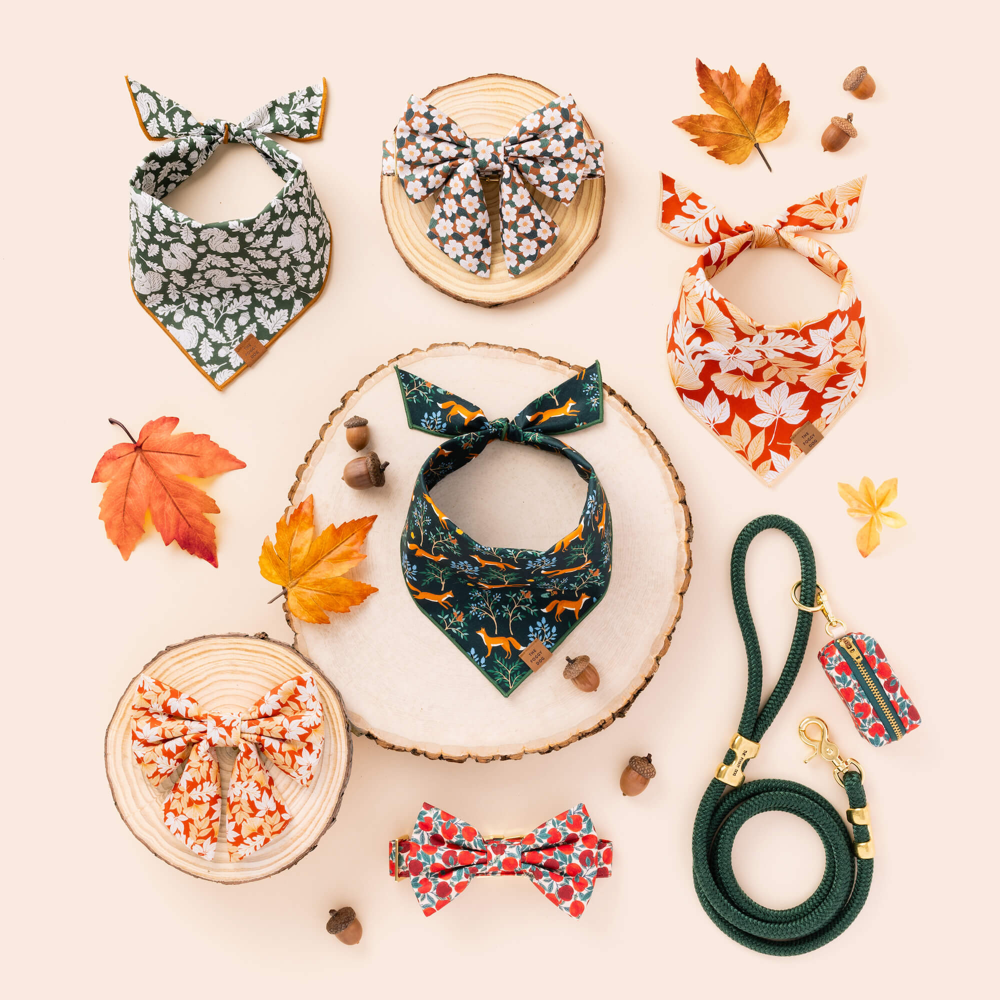 Woodland Fox Dog Bandana