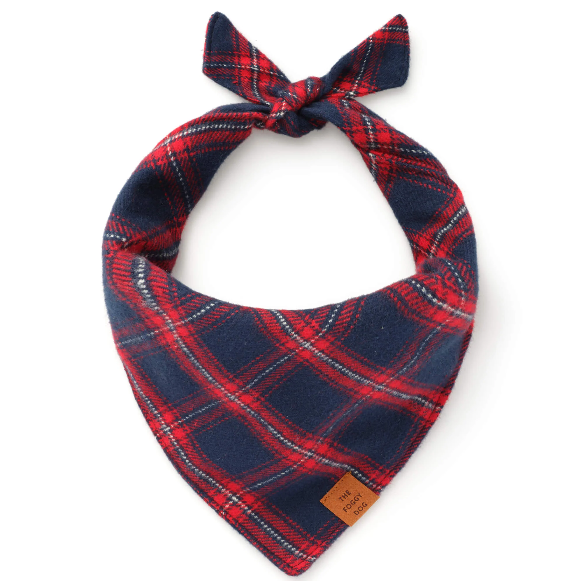 Kingston Plaid Flannel Dog Bandana