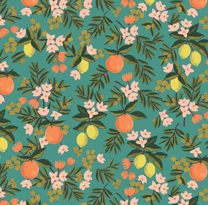 Rifle Paper Co. x TFD Citrus Floral Dog Collar