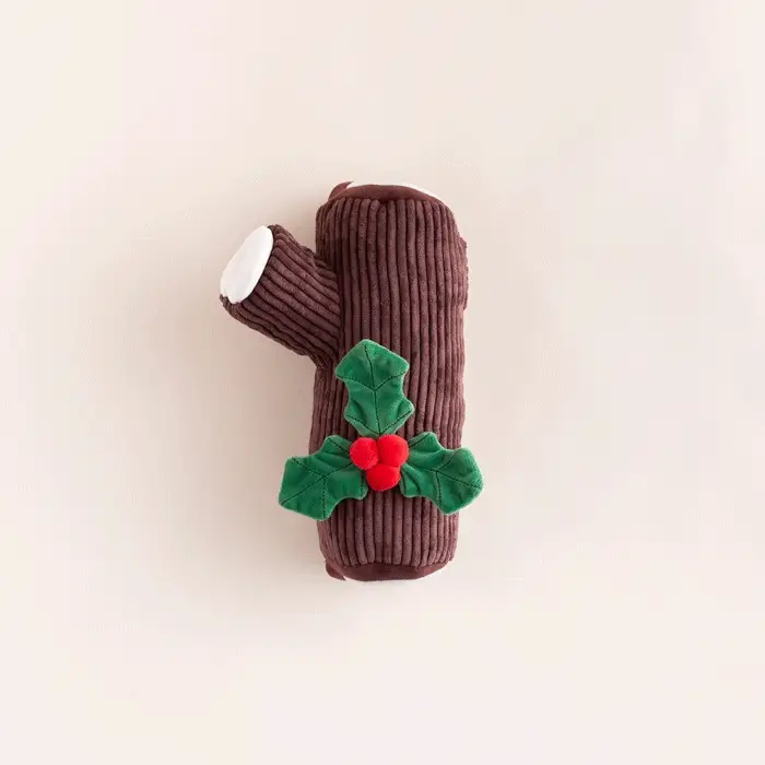 Yule Log Interactive Snuffle Dog Toy