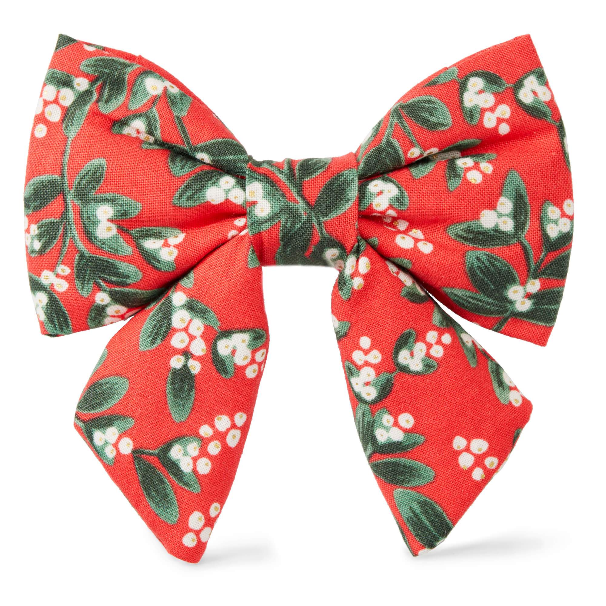 Rifle Paper Co. x TFD Mistletoe Lady Dog Bow