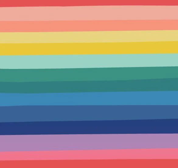 Over the Rainbow Dog Bandana