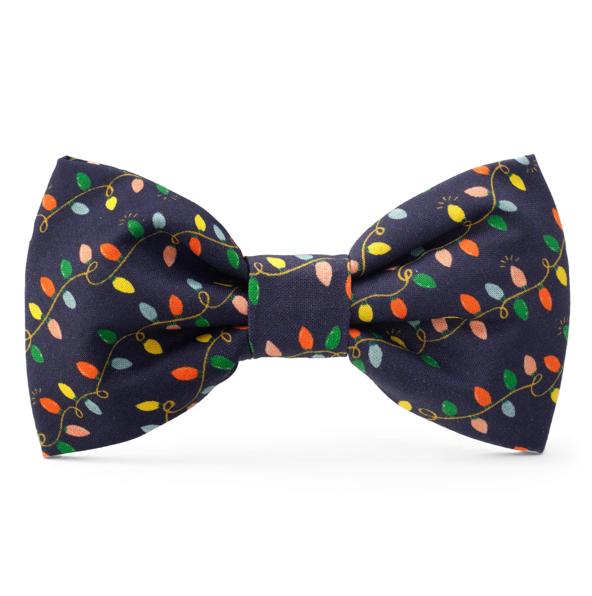 Rifle Paper Co. x TFD Holiday Lights Dog Bow Tie