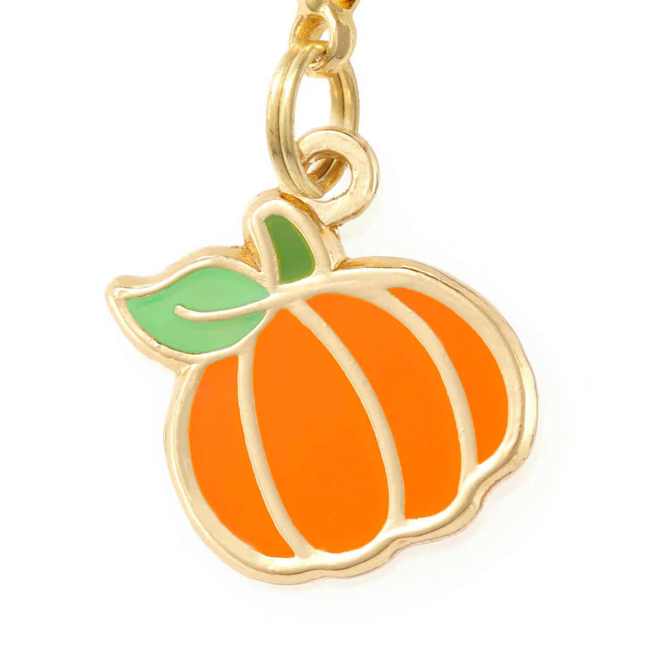 Pumpkin Collar Charm