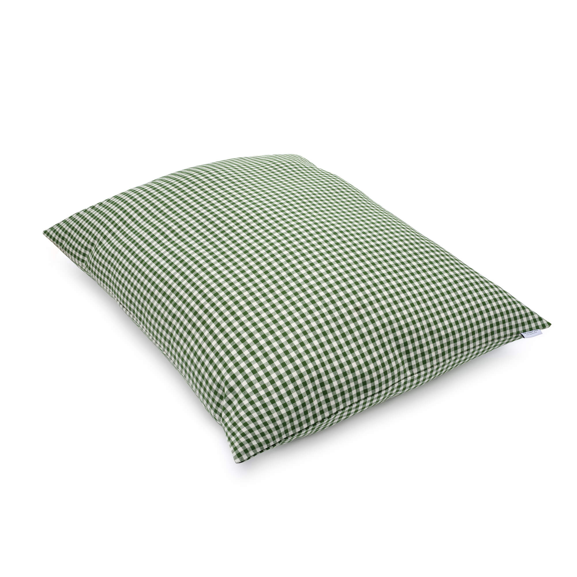 Heather Taylor Home x TFD Mini Gingham Hunter Green Dog Bed