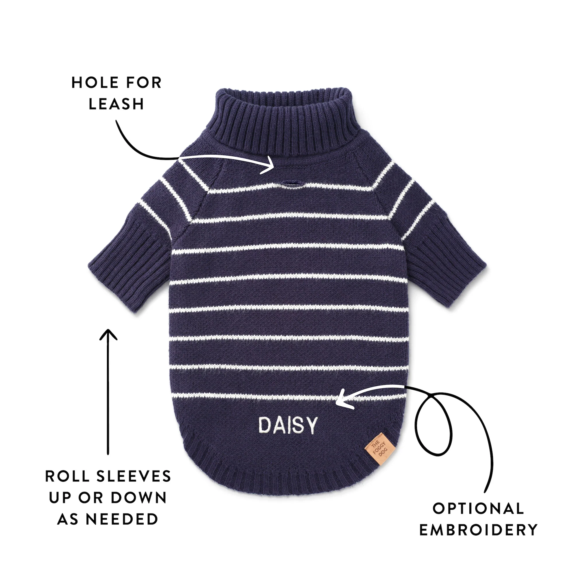 Draper James x TFD Mariner Stripe Dog Sweater