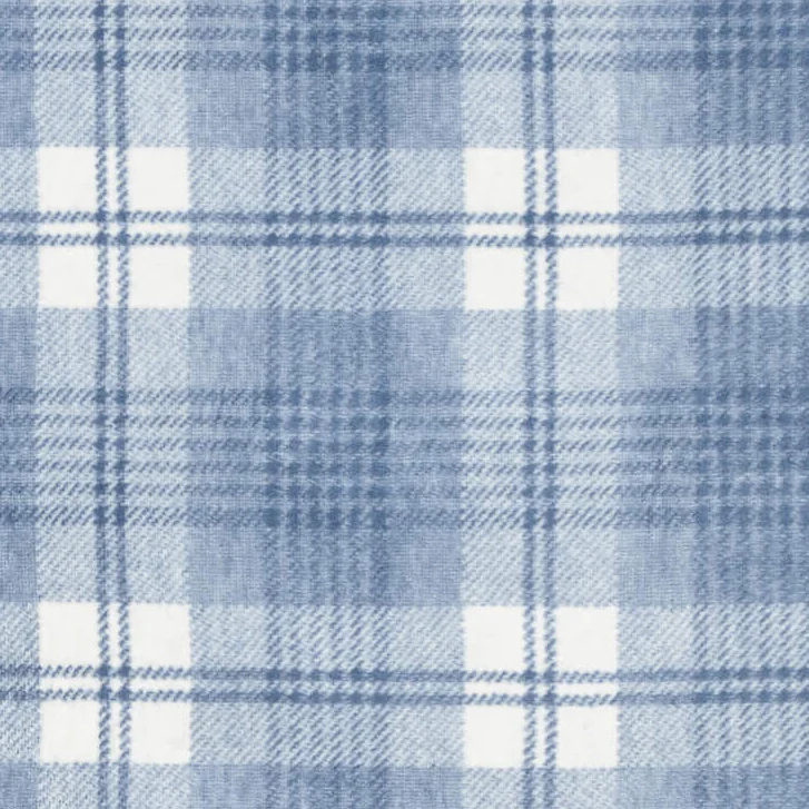 ChappyWrap x TFD Blue Frost Plaid Dog Blanket
