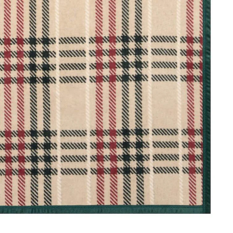 ChappyWrap x TFD Eggnog Plaid Dog Blanket