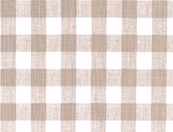 Warm Stone Gingham Dog Squeaky Toy