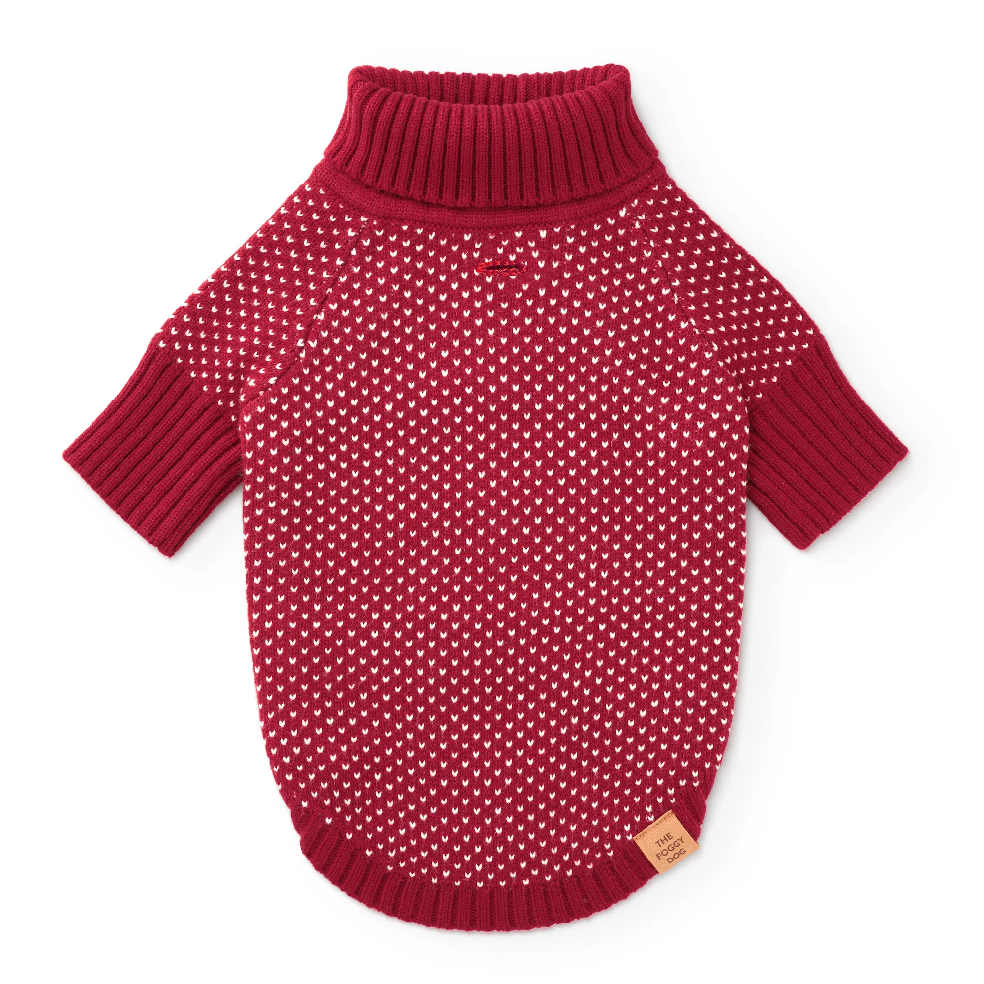 Heart Stitch Dog Sweater