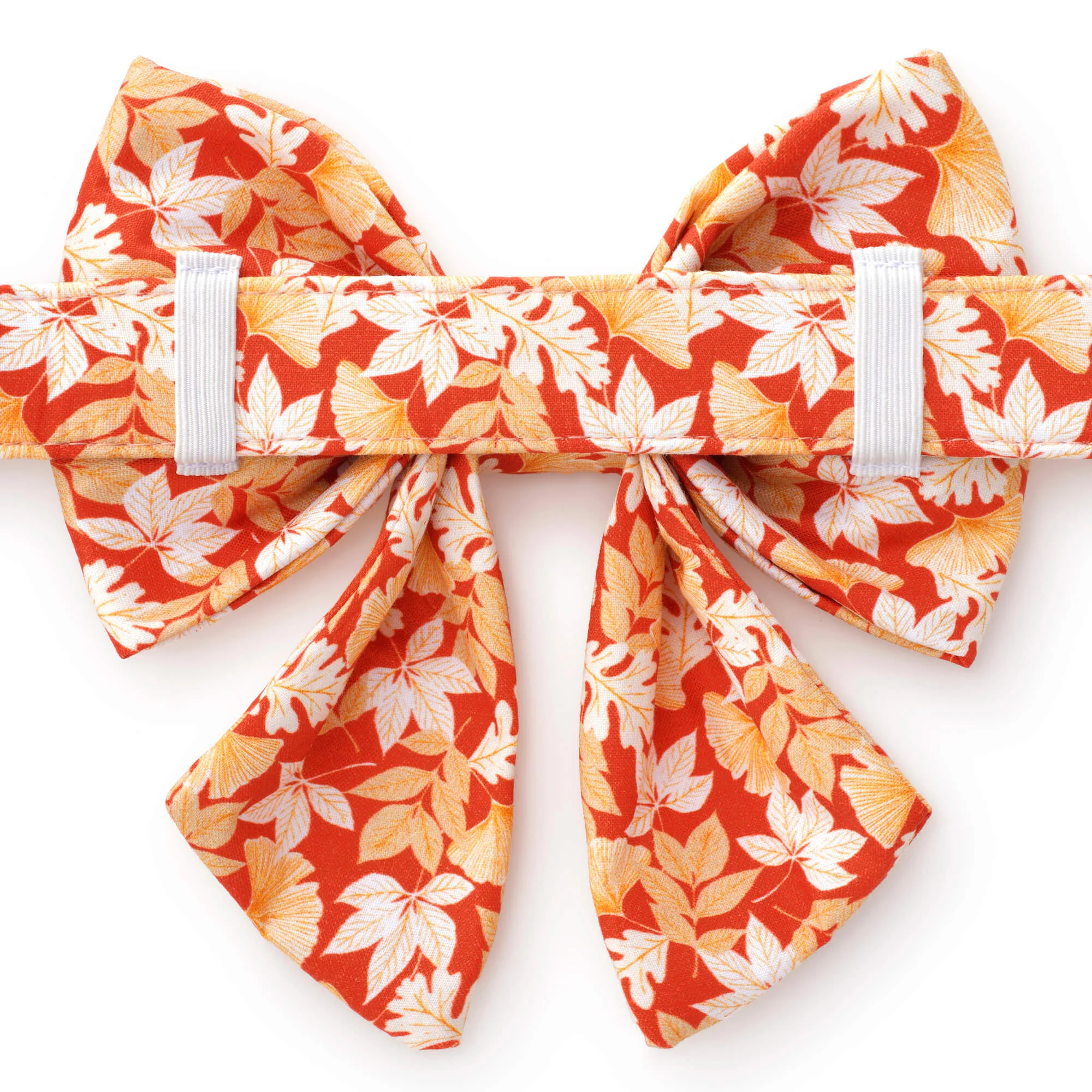 Autumn Leaves Rust Lady Dog Bow