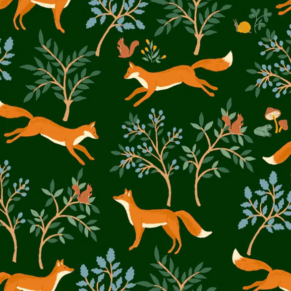 Woodland Fox Dog Bandana