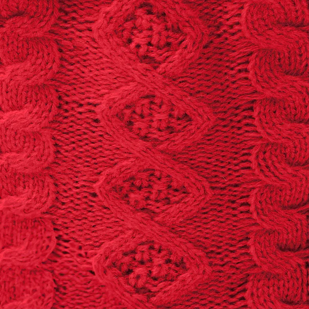 Cable Knit Dog Bandana