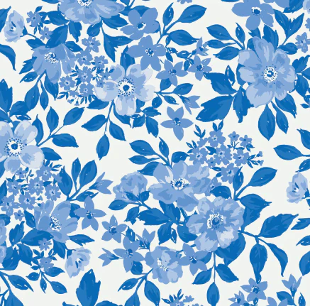 Blue Roses Collar Walk Set