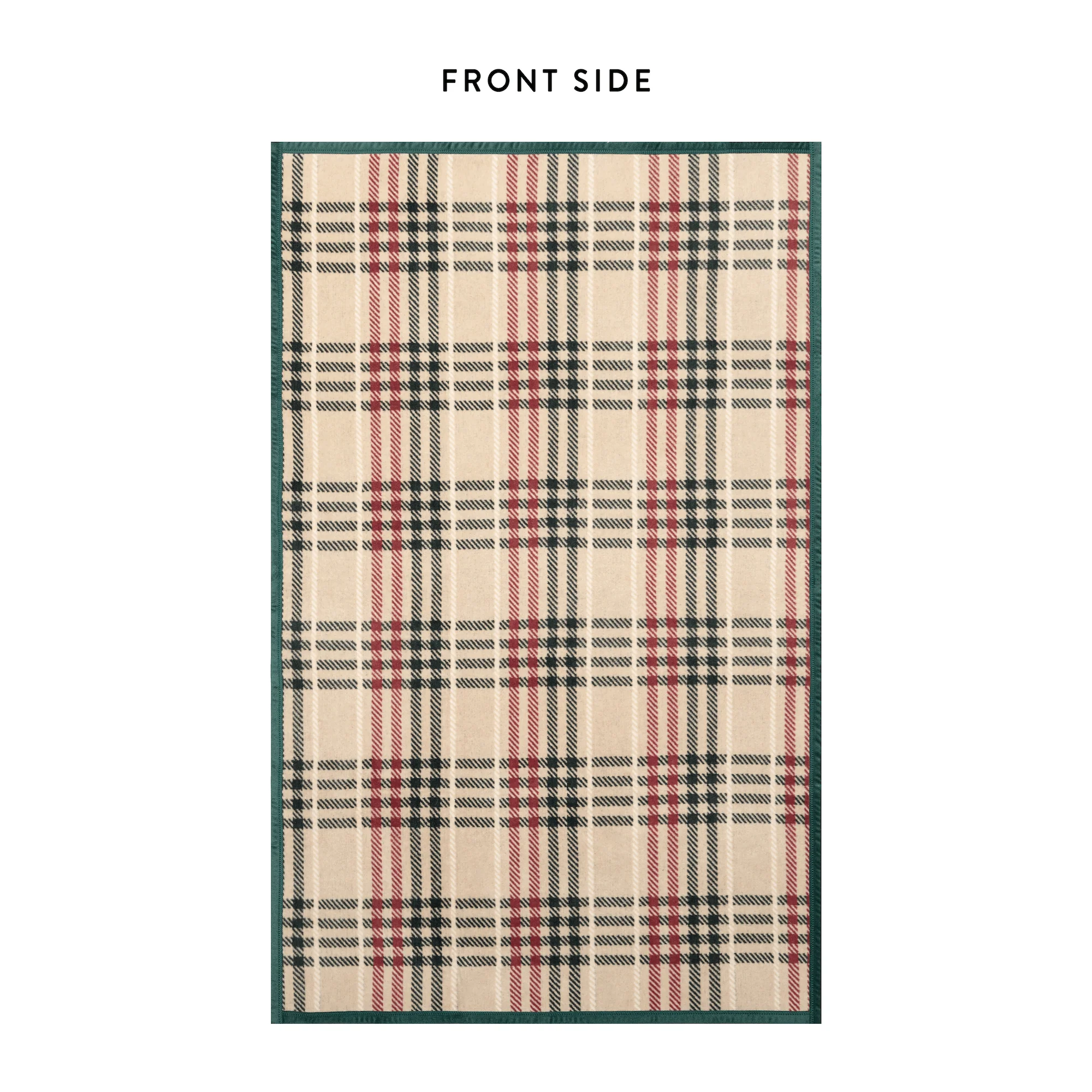 ChappyWrap x TFD Eggnog Plaid Dog Blanket