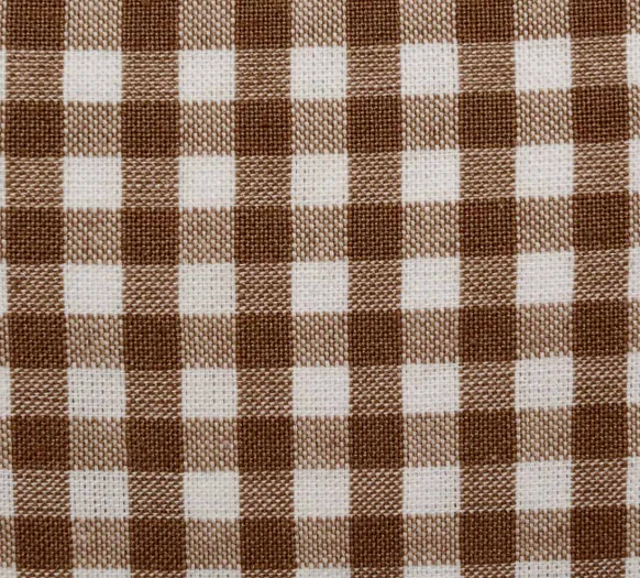 Heather Taylor Home x TFD Mini Gingham Nutmeg Dog Bed