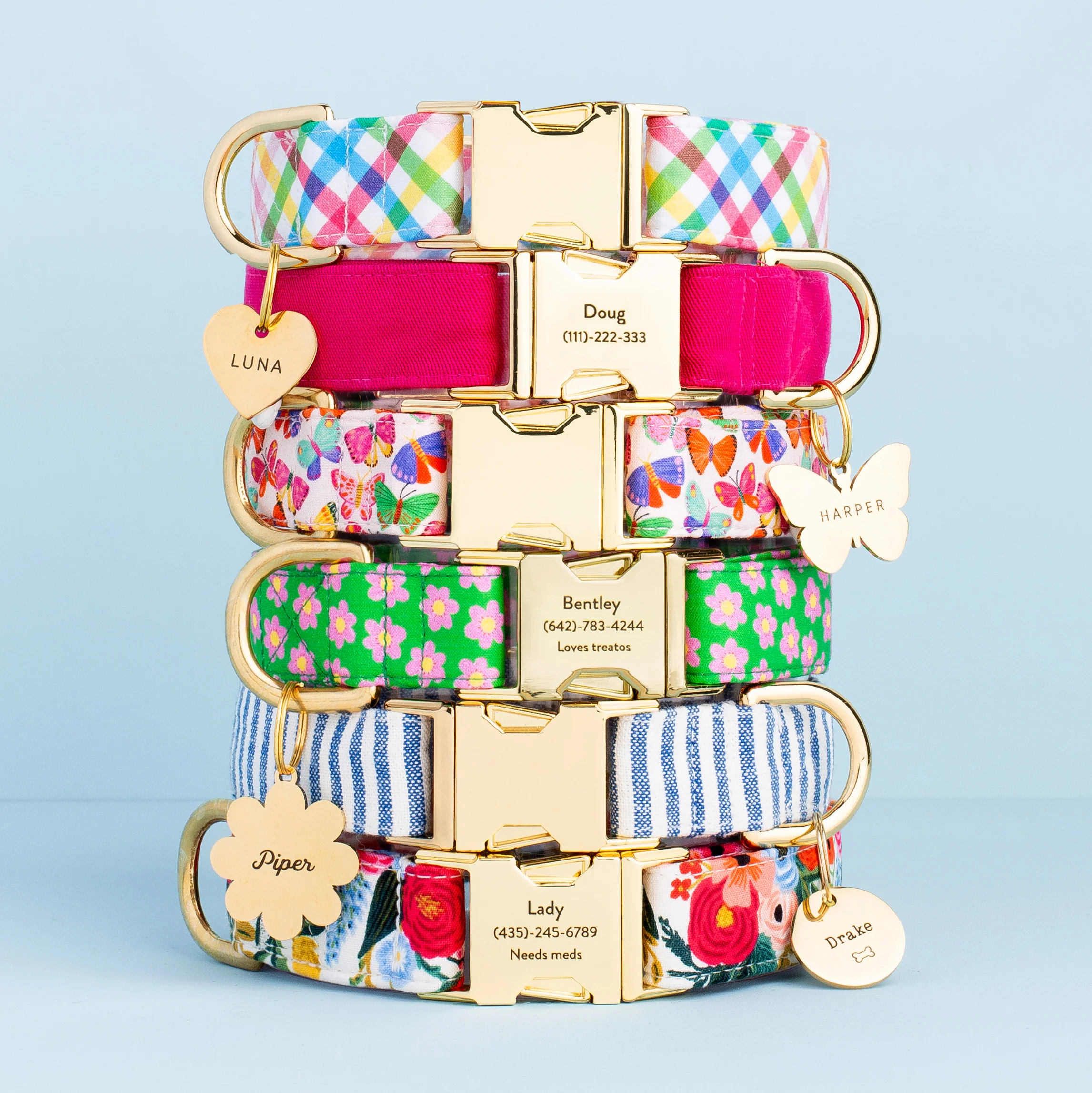 Rifle Paper Co. x TFD Garden Party Dog Collar