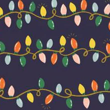 Rifle Paper Co. x TFD Holiday Lights Lady Bow Collar