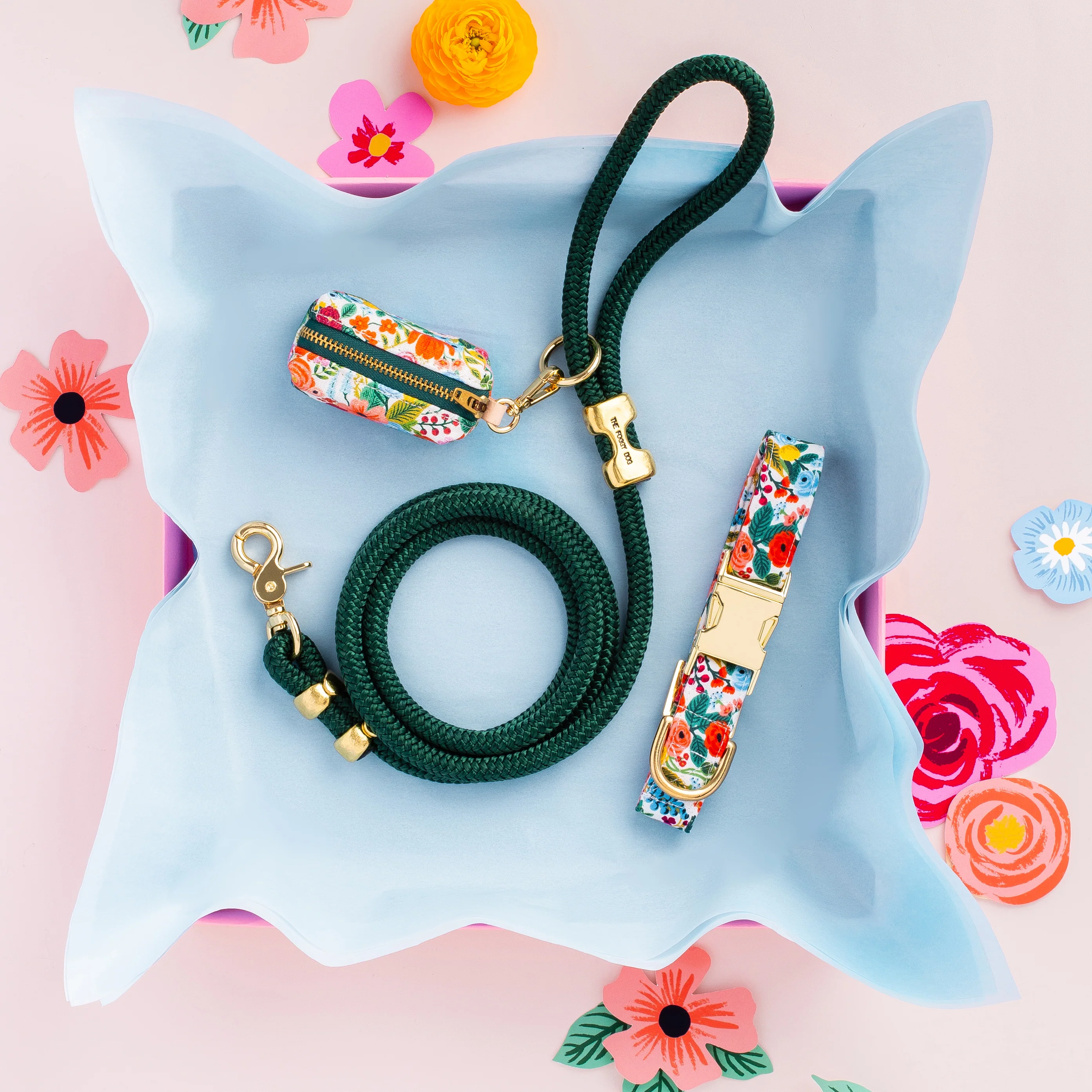 Rifle Paper Co. x TFD Garden Party Dog Collar