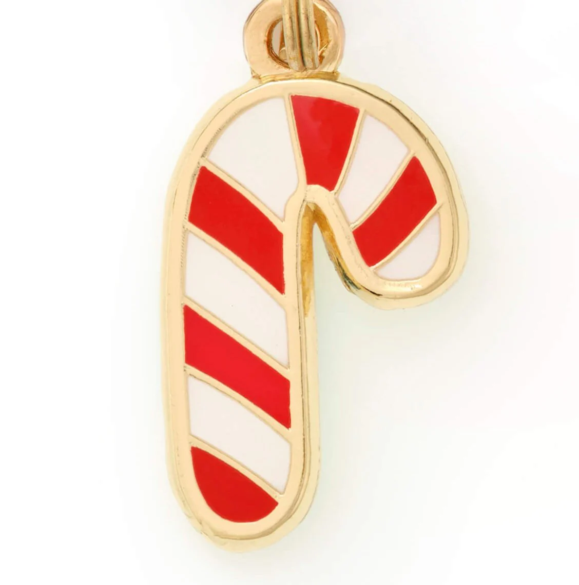 Candy Cane Collar Charm